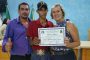 Jovem atleta castanheirense recebe reconhecimento público.