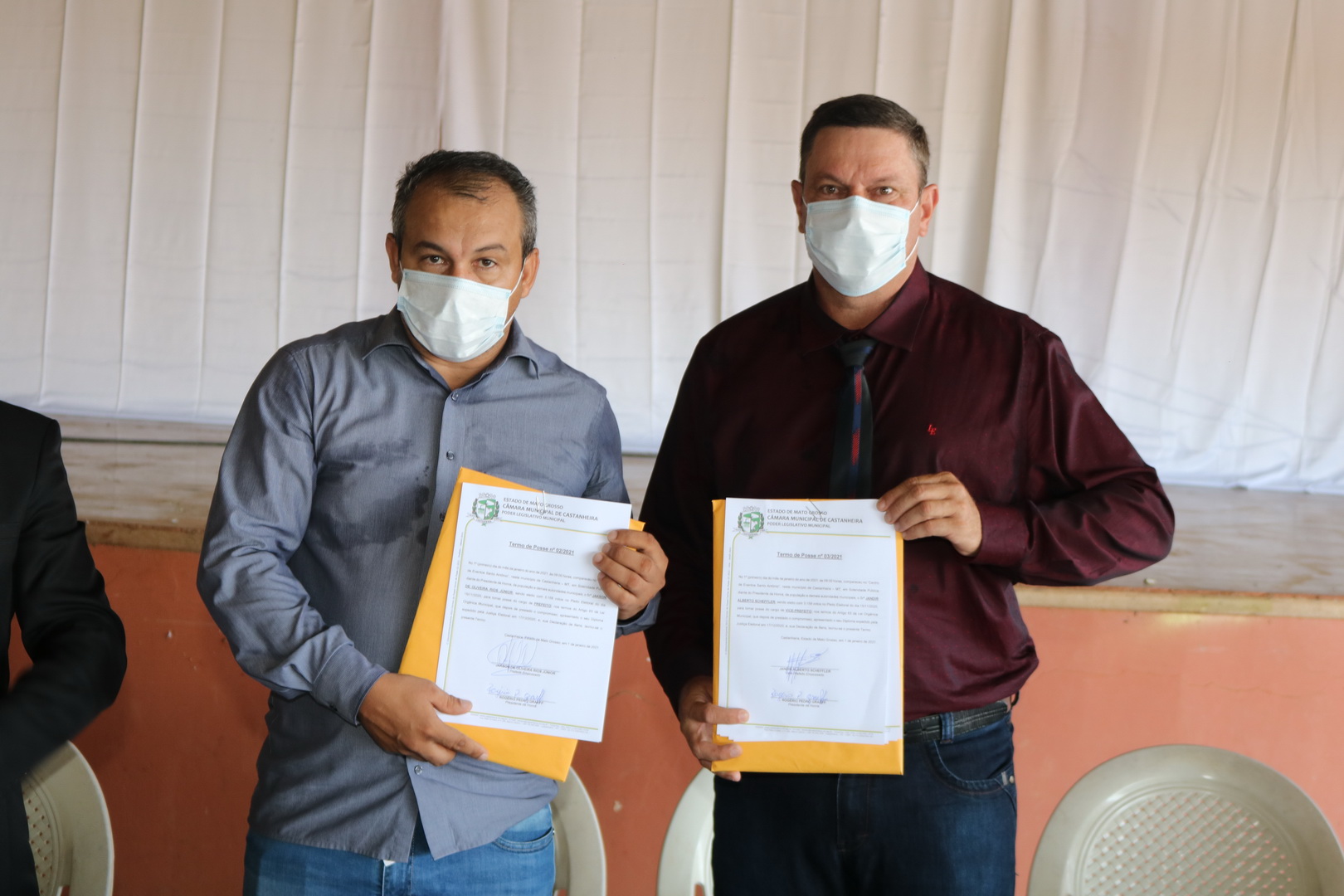 Solenidade de Posse do Prefeito, Vice-prefeito e Vereadores para a Gestão 2021/2024