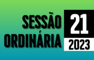 Transmissão da 21ª Sessão Ordinária de 2023
