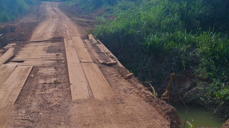 Carlão do Sal pleiteia manutenção de ponte em Novo Horizonte