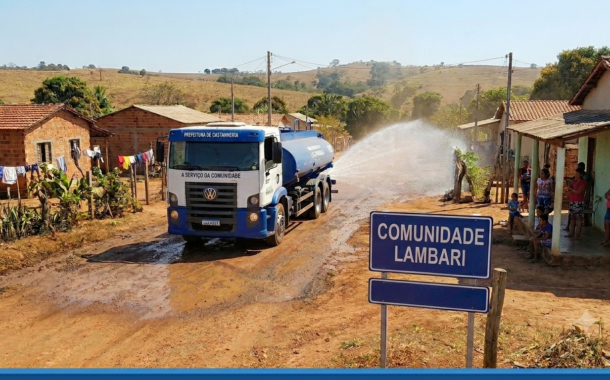 Indicação pleiteia envio de caminhão pipa para atender moradores da Comunidade Lambari