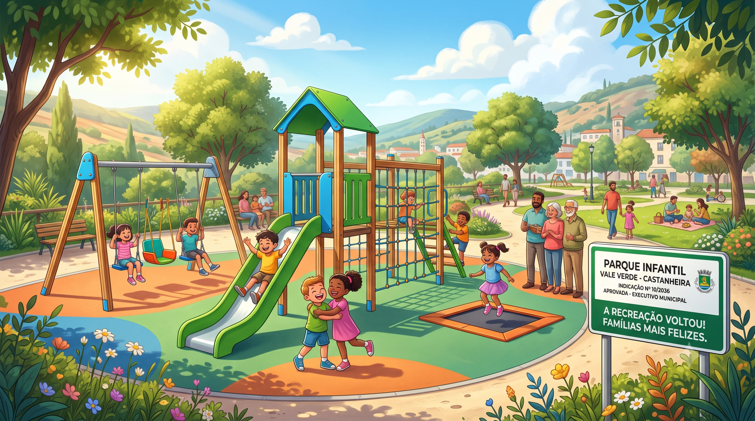 Câmara aprova pedido para instalação de parque infantil no Vale Verde